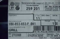 Vw passat решётка радиатора решётка радиатора 3b0853653f Доставка, фото thumb