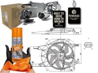 фото thumb №1, Вентилятор радиатора с корпус nissan primastar opel #petrolhead pro+ kit4