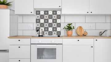 PŁYTKI SAMOPRZYLEPNE KAFELKI ŚCIANĘ PODŁOGOWE Mozaika Modern 9szt WINYLOWE