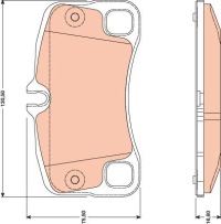 фото thumb №3, Тормозные колодки тормозные trw gdb1792