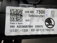 фото thumb №8, Счетчик приборы skoda fabia iii 6v0920730b