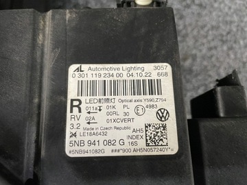 фото thumb №14, Vw tiguan ii рестайлинг iq light лампа полный led левая перед передняя 5nb941082g