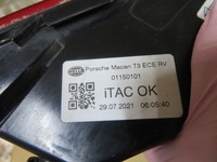 фото thumb №13, Porsche macan 2014- лампа бампера лівий задня 95b945725q