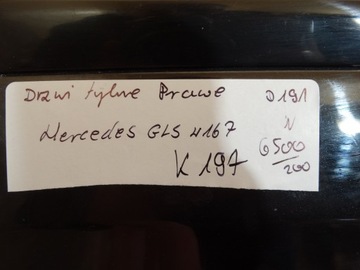 фото thumb №5, Идеальные дверь задние зад правые mercedes gls w167 x167 1