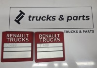 фото thumb №1, Эмблема правый lub левый значок logo кабины renault gama t 480