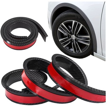 фото thumb №9, Накладка планка защитная колёсная арка крыльев планка карбон планка na подкрылки