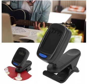 STROIK TUNER DO GITARY UKULELE BAS ELEKTRYCZNEJ TONER GITAROWY KLASYCZNEJ