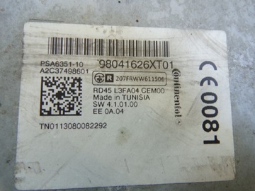 фото thumb №7, Радио cd citroen peugeot 98041626xt01