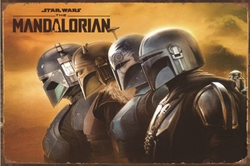 Лист декоративной доски 20х30 см Mandalorian Bo Katan Retro Vintage