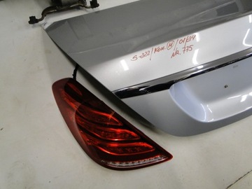 фото thumb №8, Mercedes s класс 222 w222 крышка багажника задняя