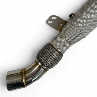 Даунпайп з каталізатор bmw b58 f30 f32 g30 m140i m240i 340i 440i 540i Недорого, фото thumb