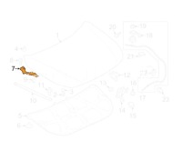 фото thumb №1, Петля капот subaru outback 14-- 57260al01a9p лівий