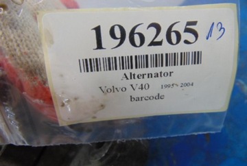 фото thumb №6, Volvo v40 i 2.0 16v генератор 0123315021