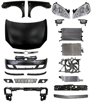 фото thumb №1, Opel corsa c 03-06 бампер pas капот крыло