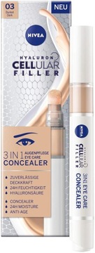 NIVEA Hyaluron Cellular крем для глаз 3в1 темный