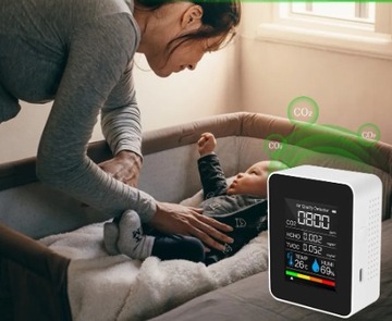 ДАТЧИК КАЧЕСТВА ВОЗДУХА CO2 PPM ВЛАЖНОСТЬ ТЕМП.