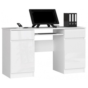 БЕЛЫЕ ЯЩИКИ ДЛЯ СТОЛА HIGH GLOSS XXL 135x50x77, современная мебель для столов