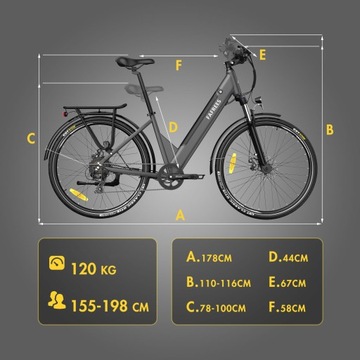Электрический велосипед для взрослых FAFREES F28 Pro 32 км/ч 110 км 27,5 дюйма + сумка