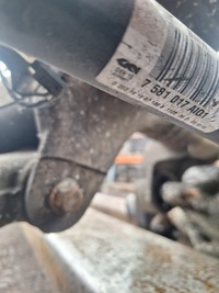 фото thumb №11, Bmw 5 f10 10-14 задня вісь балка міст 535 дизель 7565366 2.65