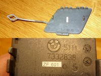 фото thumb №2, Bmw 5 f10 f11 рестайлинг заглушка бампера перед 7332838