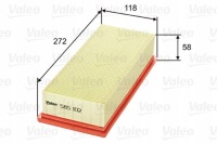 Фільтр повітря valeo 585102 Ціна, фото thumb