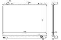 Радиатор двигателя mitsubishi Доставка, фото thumb