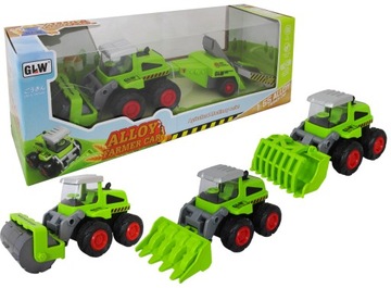 ZESTAW TRAKTOR KOMBAJN PRZYCZEPA Z MASZYNĄ