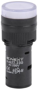Wskaźnik LED 22mm 24V AC/DC niebieski
