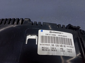 фото thumb №5, Citroen c4 ii b7 рестайлинг 15- 1.2 thp спидометр приборы eu 9812832980