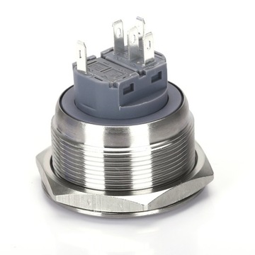 PRZYCISK MONOSTABILNY WANDALOODPORNY 250V 5A 28x35MM ZIELONY