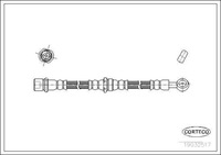 фото thumb №1, Corteco 19032517 шланг гальмівний гнучкий