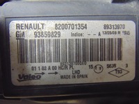 фото thumb №16, Лампа левая перед opel vivaro lift 2006- europa 8200701354