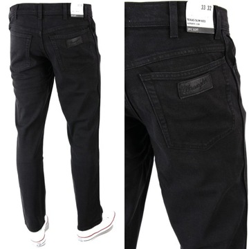 WRANGLER TEXAS SLIM JEANS PROSTE _ W33 L30