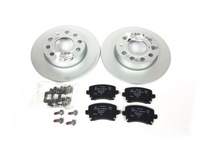 фото thumb №1, Гальмівні диски гальмівні колодки vw touran golf jetta caddy задня aso
