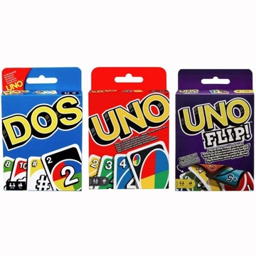 НАБОР ИГРОВЫХ КАРТ UNO DOS FLIP CARD GAME