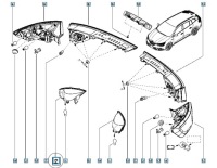 фото thumb №9, Лампа бампера renault scenic iv задня права