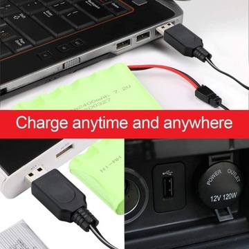 Ni-MH аккумулятор, 7,2 В, 2400 мАч, 2-контактное USB-зарядное устройство