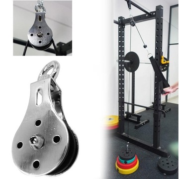 Obrotowe koła pasowe Bloczek obrotowy 661lbs Obrotowy osprzęt do maszyny kablowej Fitness