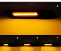 фото thumb №10, Поворотники боковые bmw 5 f10 f11 f07 led диодные четкий чёрный комплект