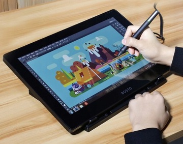 Графический планшет с пером BOSTO 16HD 15,6