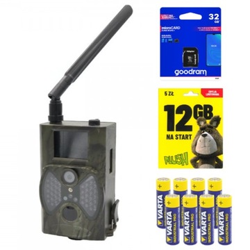 ZESTAW FOTOPUŁAPKA GSM HC-300M 16Mpx PL MMS SMS Kamera GRATISY !!!