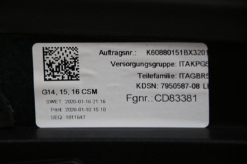 фото thumb №12, Bmw g14 g15 g16 туннель средний подлокотник кожа merino