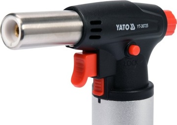 ГОРЕЛКА ДРЕНАЖНАЯ ГАЗОВАЯ, ПЬЕЗОЗАЖИГАНИЕ, РЕГУЛИРОВАНИЕ YATO
