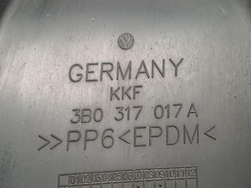 фото thumb №5, Впуск повітропровід кермо повітря vw passat b5 w8 3b0317017a