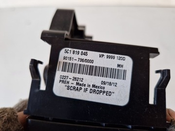 фото thumb №11, Панель кондиционера воздуховод vw jetta vi 5c6 2.0 fsi