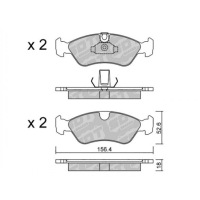 фото thumb №1, Galfer/sdt 2149600 гальмівні колодки гальмівні opel astra f calibra a vectra b