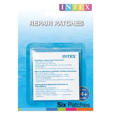 РЕМОНТНАЯ ЗАПЛАТКА ДЛЯ МАТРАСА INTEX 59631 ДЛЯ БАССЕЙНА