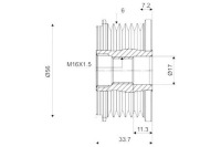 Шків генератора vw valeo Ціна, фото thumb