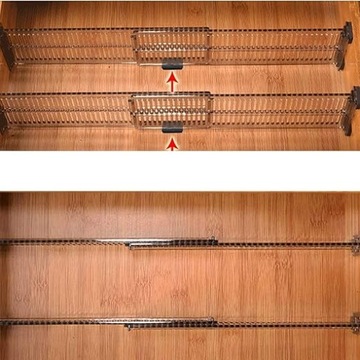 4x ОРГАНАЙЗЕР РАЗДЕЛИТЕЛЬ ДЛЯ ВЫДВИЖНЫХ ШКАФОВ DURABLE PP