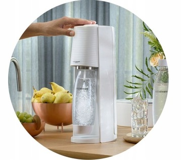 Розовый баллон с CO2 SodaStream на 60 л воды
